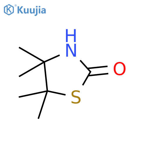 2-Thiazolidinone, 4,4,5,5-tetramethyl- structure