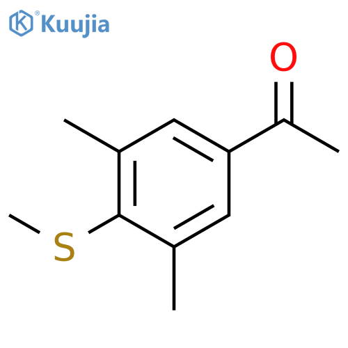 Ethanone, 1-[3,5-dimethyl-4-(methylthio)phenyl]- structure