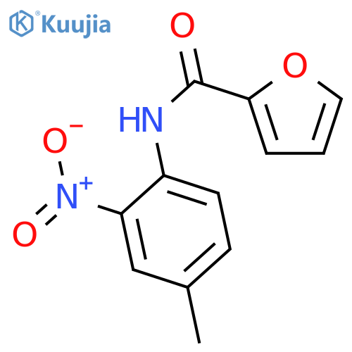 N-(4-Methyl-2-nitrophenyl)furan-2-carboxamide structure