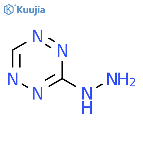 1,2,4,5-Tetrazine, 3-hydrazinyl- structure