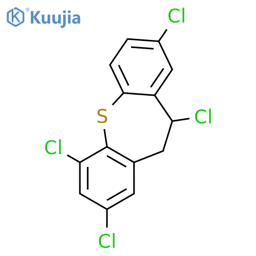 Dibenzo[b,f]thiepin, 2,4,8,10-tetrachloro-10,11-dihydro- structure