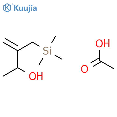 3-BUTEN-2-OL, 3-[(TRIMETHYLSILYL)METHYL]-, ACETATE structure