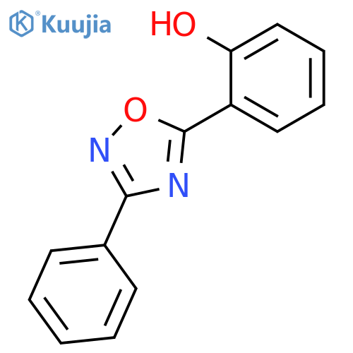 2-(3-phenyl-1,2,4-oxadiazol-5-yl)phenol structure