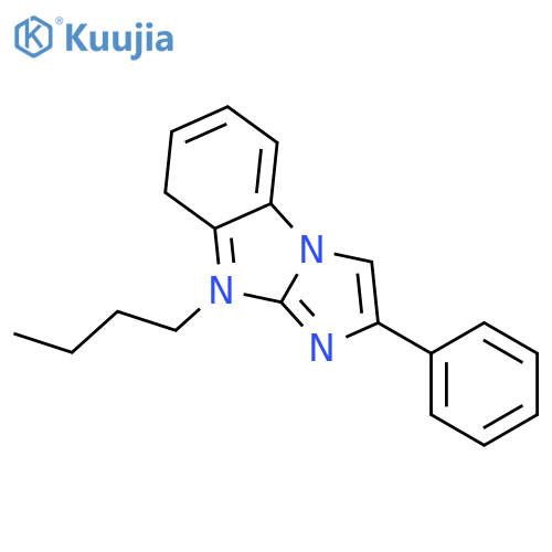 9H-IMIDAZO[1,2-A]BENZIMIDAZOLE, 9-BUTYL-2-PHENYL- structure