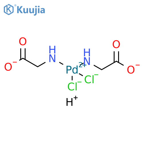 Dichlorobis(glycine)Palladium structure
