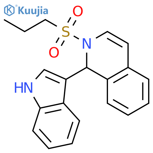 ISOQUINOLINE, 1,2-DIHYDRO-1-(1H-INDOL-3-YL)-2-(PROPYLSULFONYL)- structure