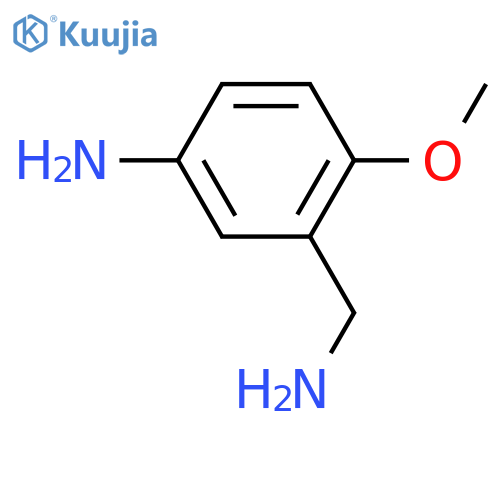 3-(aminomethyl)-4-methoxyaniline structure