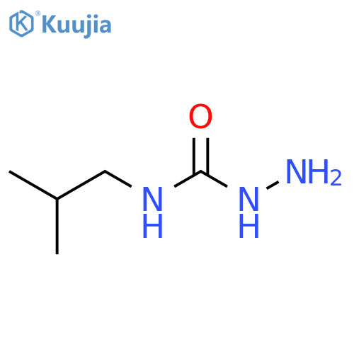Hydrazinecarboxamide, N-(2-methylpropyl)- structure