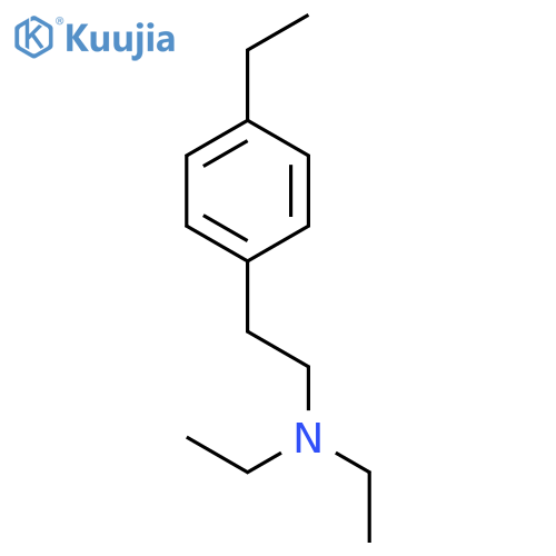 Benzeneethanamine,N,N,4-triethyl- structure