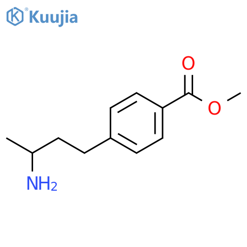 methyl 4-(3-aminobutyl)benzoate structure
