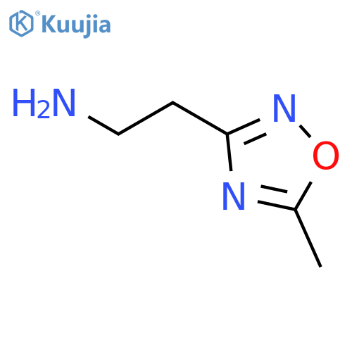 2-(5-Methyl-1,2,4-oxadiazol-3-yl)ethanamine structure