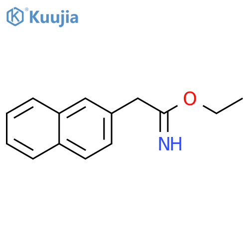 2-Naphthaleneethanimidic acid, ethyl ester structure