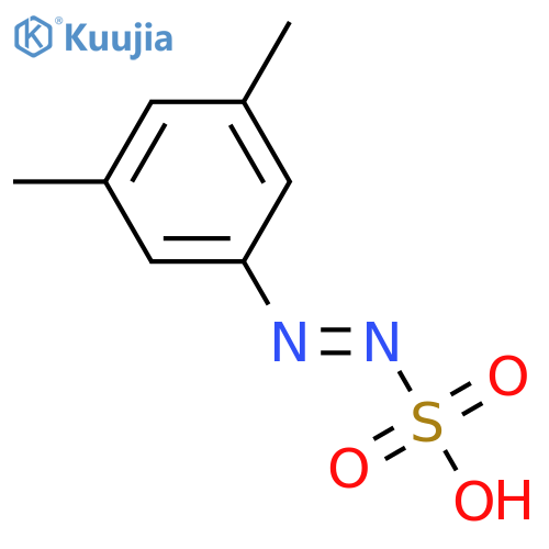 Diazenesulfonic acid,(3,5-dimethylphenyl)-, (E)- (9CI) structure