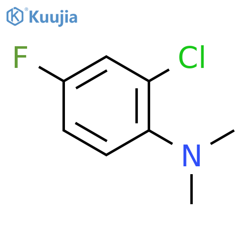 2-Chloro-4-fluoro-N,N-dimethylaniline structure