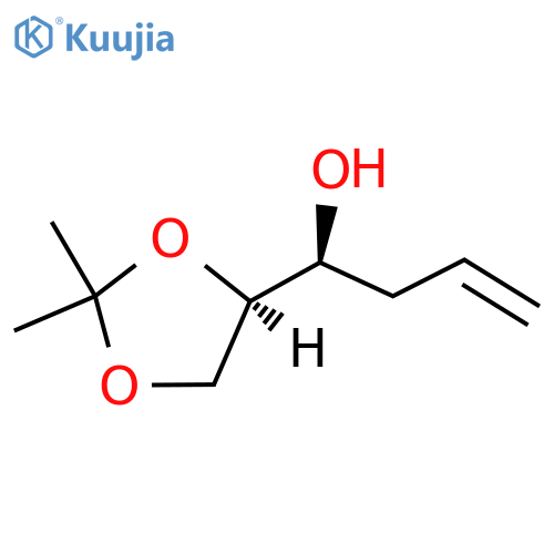 1,3-Dioxolane-4-methanol, 2,2-dimethyl-α-2-propen-1-yl-, (αS,4R)- structure
