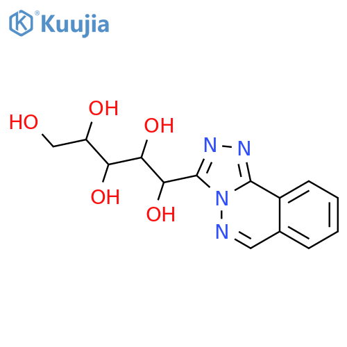 3-(D-Glucopentitol-1-yl)-1,2,4-triazolo3,4-aphthalazine structure
