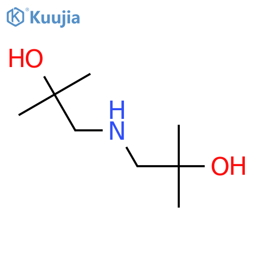 1-(2-hydroxy-2-methylpropyl)amino-2-methylpropan-2-ol structure