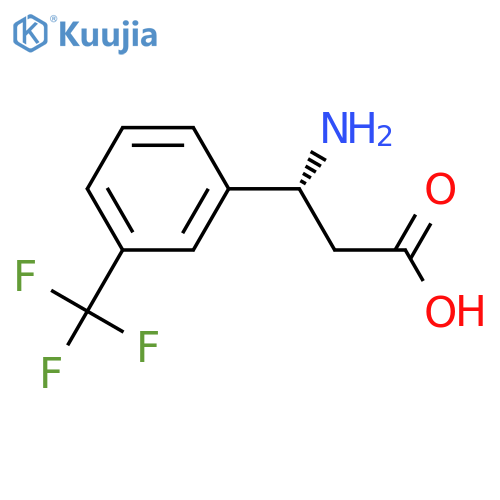 (R)-3-Amino-3-(3-trifluoromethylphenyl)propanoic Acid structure