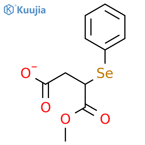 Butanedioic acid, (phenylseleno)-, 1-methyl ester structure