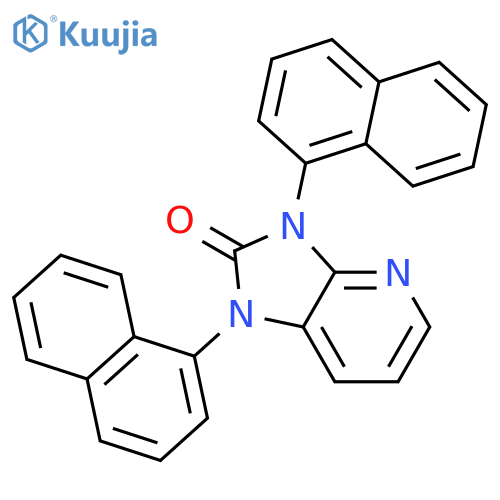 2H-IMIDAZO[4,5-B]PYRIDIN-2-ONE, 1,3-DIHYDRO-1,3-DI-1-NAPHTHALENYL- structure