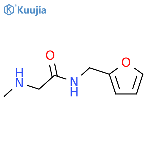 N-(2-furylmethyl)-2-(methylamino)acetamide structure