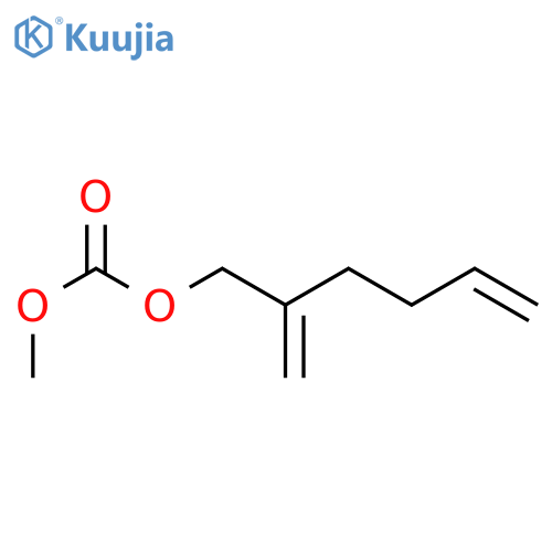 2-methylene-5-hexenylcarbonic acid methyl ester structure
