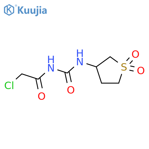 3-(2-chloroacetyl)-1-(1,1-dioxo-1λ?-thiolan-3-yl)urea structure