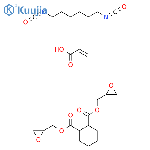 Bis(oxiran-2-ylmethyl) cyclohexane-1,2-dicarboxylate;1,6-diisocyanatohexane;prop-2-enoic acid structure