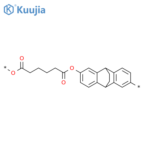 Poly[oxy(1,6-dioxo-1,6-hexanediyl)oxy(9,10-dihydro-9,10-ethanoanthracene-2,6-diyl)] structure