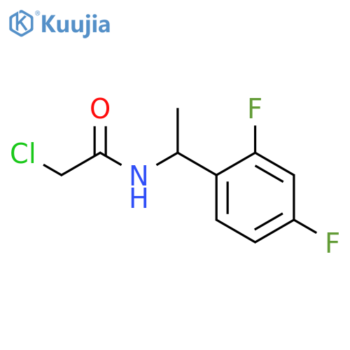 2-Chloro-N-1-(2,4-difluorophenyl)ethylacetamide structure