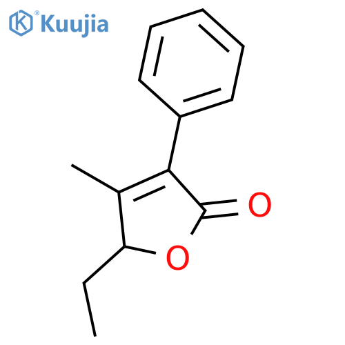 2(5H)-Furanone, 5-ethyl-4-methyl-3-phenyl- structure