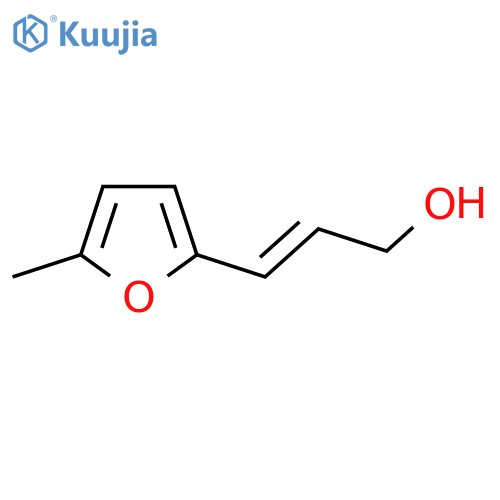 3-(5-methylfuran-2-yl)prop-2-en-1-ol structure