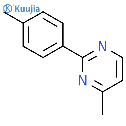 Pyrimidine,4-methyl-2-(4-methylphenyl)- structure
