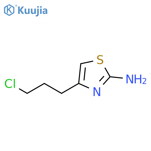 2-Thiazolamine, 4-(3-chloropropyl)- structure