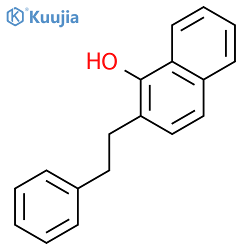 1-NAPHTHALENOL, 2-(2-PHENYLETHYL)- structure