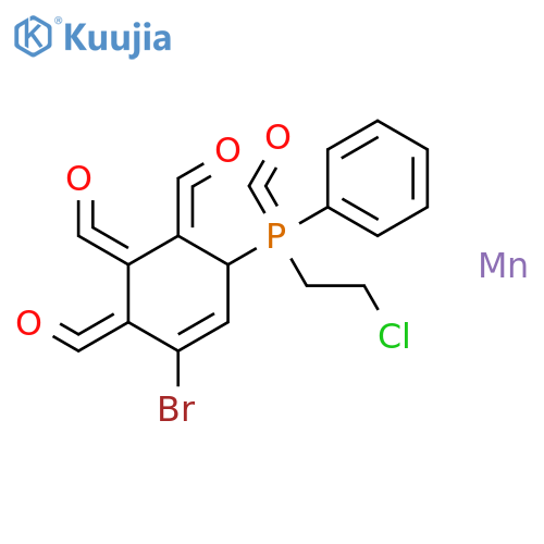 Manganese, bromotetracarbonyl[(2-chloroethyl)diphenylphosphine]- structure