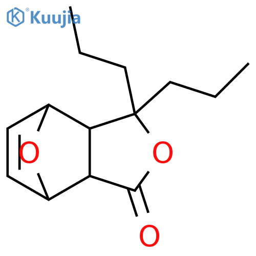 4,7-Epoxyisobenzofuran-1(3H)-one, 3a,4,7,7a-tetrahydro-3,3-dipropyl- structure