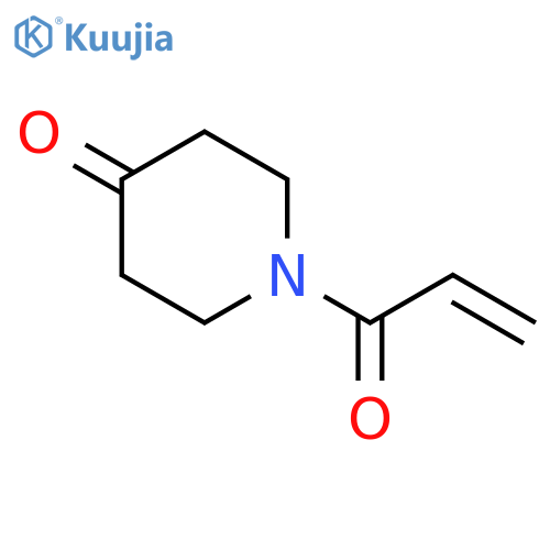 1-(prop-2-enoyl)piperidin-4-one structure