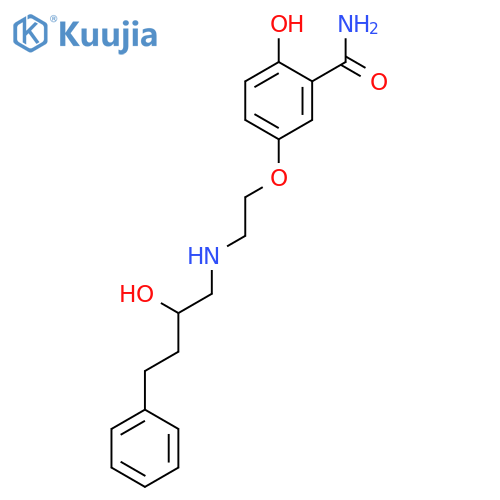 Benzamide, 2-hydroxy-5-[2-[(2-hydroxy-4-phenylbutyl)amino]ethoxy]- structure