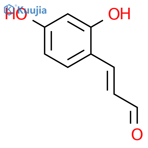 3-(2,4-Dihydroxyphenyl)-2-propenal structure