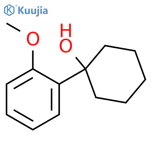 1-(2-methoxyphenyl)cyclohexan-1-ol structure
