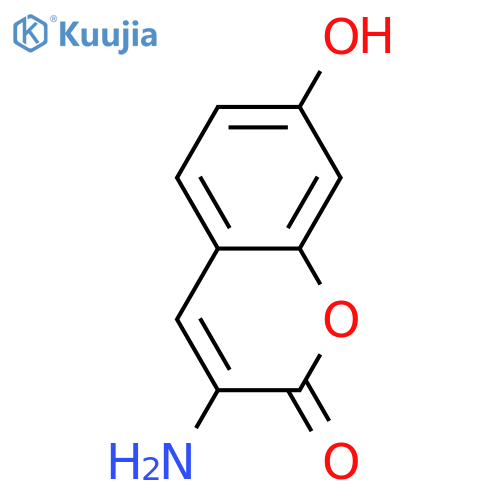 3-Amino-7-hydroxy-2H-chromen-2-one structure