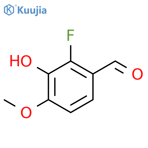 2-Fluoro-3-hydroxy-4-methoxybenzaldehyde structure