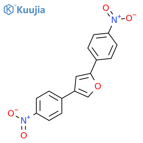 FURAN, 2,4-BIS(4-NITROPHENYL)- structure