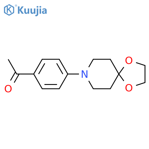 1-(4-(1,4-Dioxa-8-azaspiro[4.5]decan-8-yl)phenyl)ethanone structure