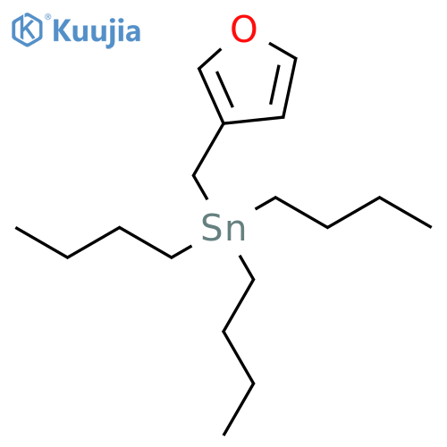 STANNANE, TRIBUTYL(3-FURANYLMETHYL)- structure