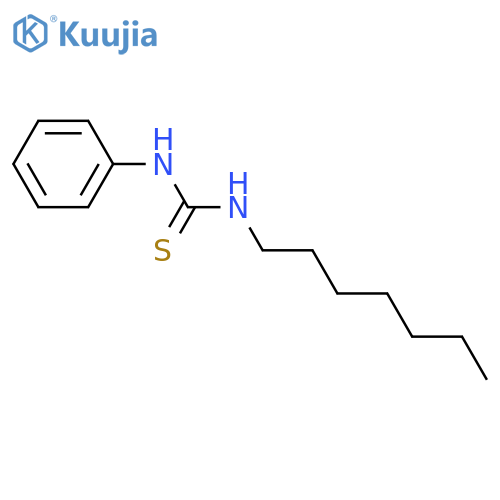 1-Heptyl-3-phenyl-2-thiourea structure