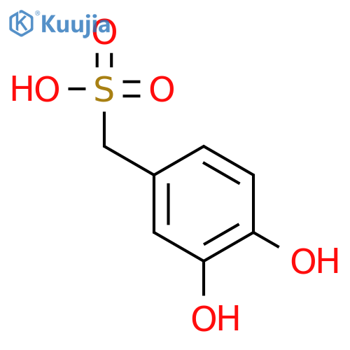 Benzenemethanesulfonicacid, 3,4-dihydroxy- structure