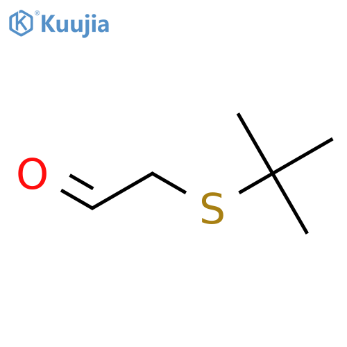 2-(tert-butylsulfanyl)acetaldehyde structure