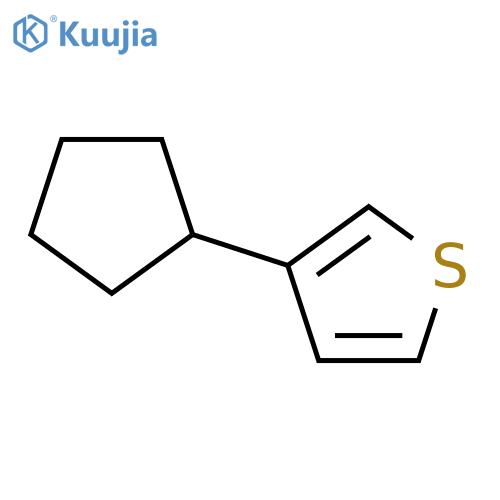 Thiophene,3-cyclopentyl- structure